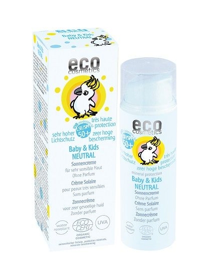 PROTECTOR SOLAR INFANTIL NEUTRAL SPF 50+ BABY AND KIDS ECO COSMETICS