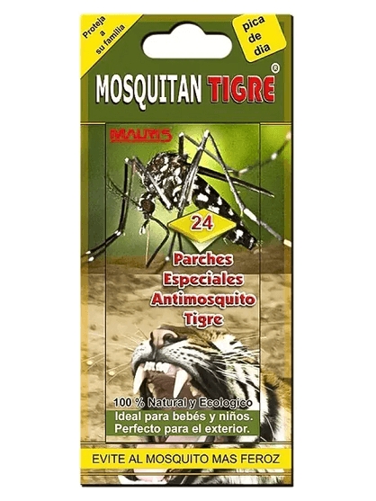 Parches Antimosquitos Repelente Mosquito Tigre (24