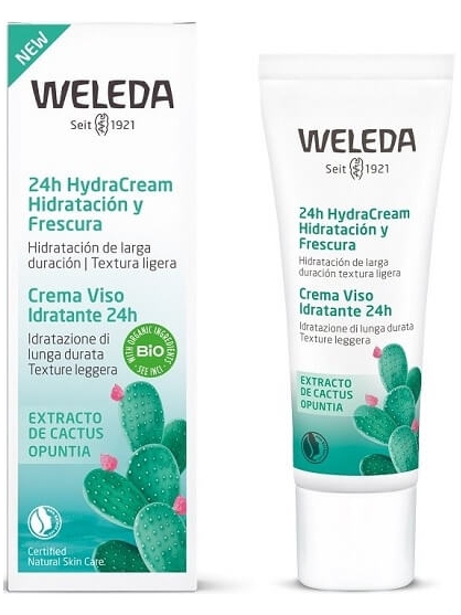 Crema Facial Ligera Hidratacion-Frescura 24h Hydracream Cactus Weleda