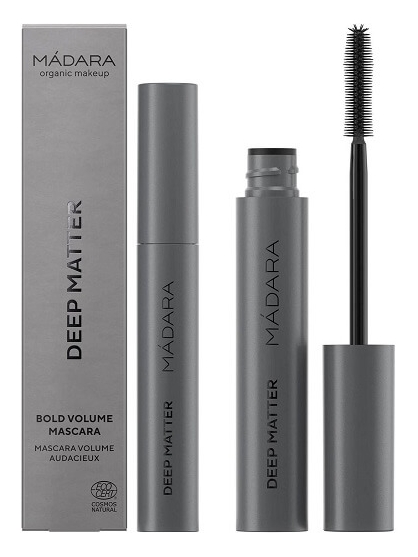 MASCARA DE PESTAÑAS VOLUMEN ATREVIDO DEEP MATTER DE MADARA