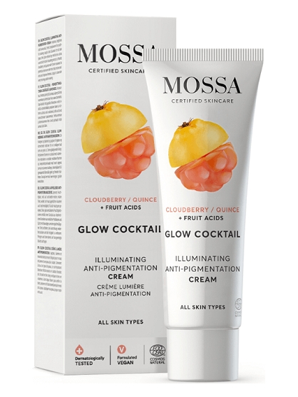 CREMA FACIAL ANTI-PIGMENTACIÓN ILUMINADORA GLOW COCKTAIL DE MOSSA