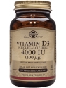 VITAMINA D3 4000 UI 100 ΜCG (120 CAPSULAS VEGETALES) DE SOLGAR