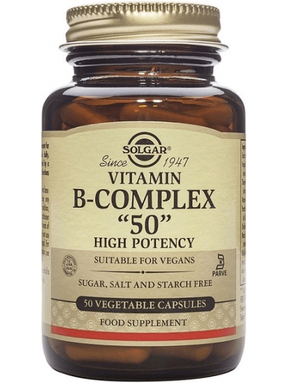 VITAMINA B-COMPLEX 50 (50 CAPSULAS VEGETALES) DE SOLGAR