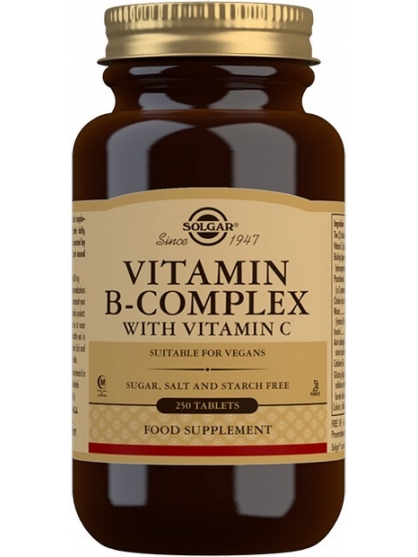 VITAMINA B-COMPLEX CON VITAMINA C (250 COMPRIMIDOS) DE SOLGAR