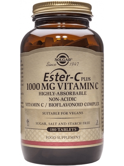 ESTER C® PLUS VITAMINA C 1000 MCG (180 COMPRIMIDOS) DE SOLGAR