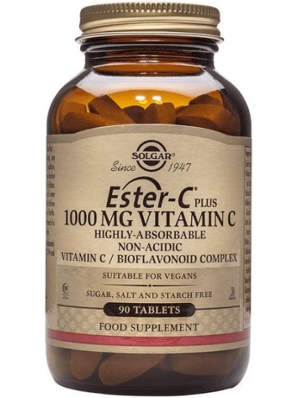 ESTER C® PLUS VITAMINA C 1000 MCG (90 COMPRIMIDOS) DE SOLGAR