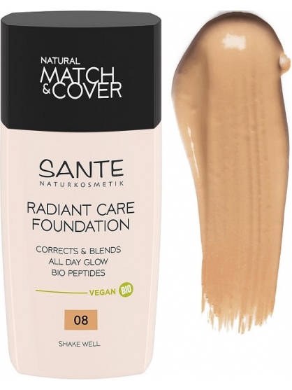 MAQUILLAJE FLUIDO RADIANT CARE 08 GOLDEN BRONZE DE SANTE