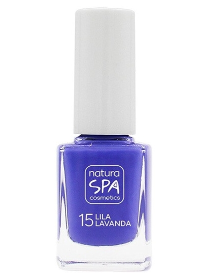 ESMALTE DE UÑAS 15 LILA LAVANDA NATURASPA DE NATURABIO COSMETICS