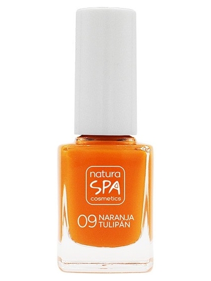 ESMALTE DE UÑAS 09 NARANJA TULIPAN NATURASPA DE NATURABIO COSMETICS