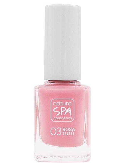 ESMALTE DE UÑAS 03 ROSA TUTU NATURASPA DE NATURABIO COSMETICS