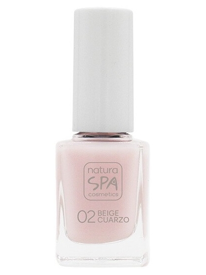 ESMALTE DE UÑAS 02 BEIGE CUARZO NATURASPA DE NATURABIO COSMETICS