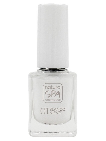 ESMALTE DE UÑAS 01 BLANCO NIEVE NATURASPA DE NATURABIO COSMETICS