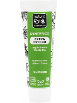 DENTIFRICO EXTRA FRESCO SIN FLUOR EQUINACEA-MENTA NATURABIO COSMETICS