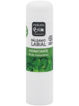 BALSAMO LABIAL HIDRATANTE MENTA ACIDO HIALURONICO NATURABIO COSMETICS