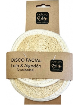 DISCOS FACIALES DE LUFA Y ALGODON NATURASPA DE NATURABIO COSMETICS