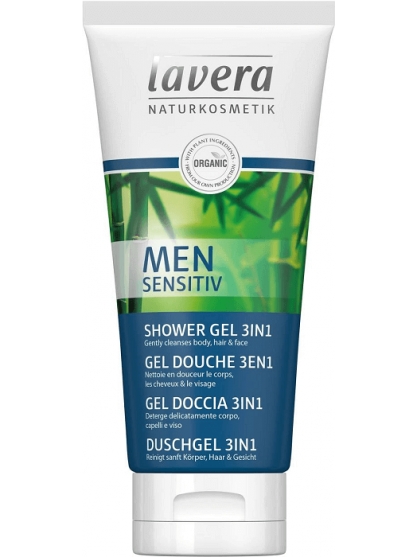 GEL DUCHA 3 EN 1 PARA HOMBRE MEN SENSITIV DE LAVERA