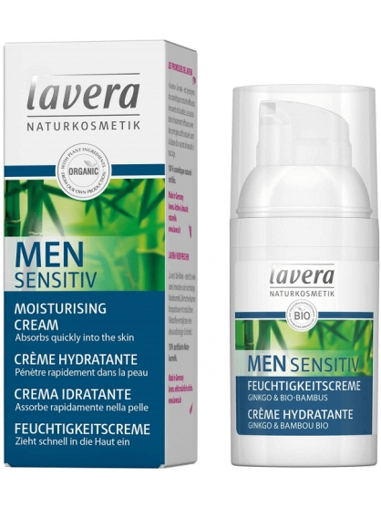 CREMA FACIAL HIDRATANTE PARA HOMBRE MEN SENSITIV DE LAVERA