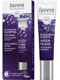 CONTORNO DE OJOS RE-ENERGIZING SLEEPING EYE CREAM REPARADOR DE LAVERA