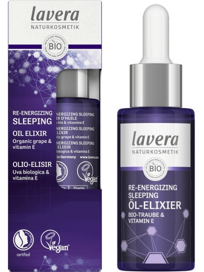 ACEITE FACIAL DE NOCHE RE-ENERGIZING SLEEPING OIL ELIXIR DE LAVERA