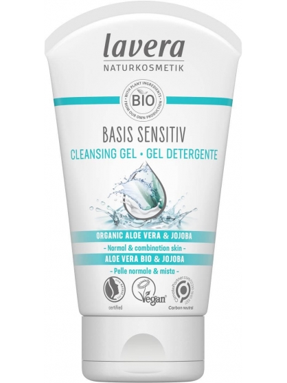 GEL LIMPIADOR FACIAL CON ALOE VERA Y JOJOBA BASIS SENSITIV DE LAVERA