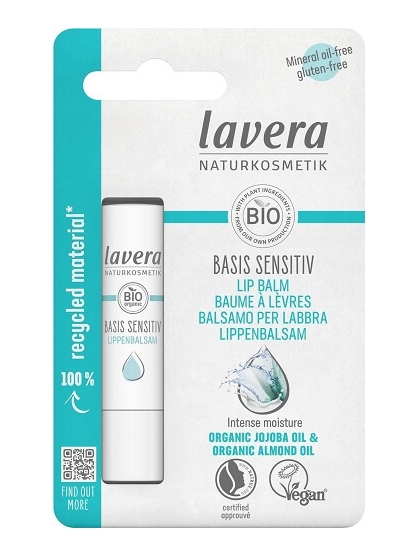 BALSAMO LABIAL BASIS SENSITIV ACEITE JOJOBA Y ALMENDRAS BIO DE LAVERA