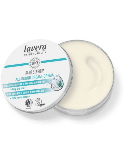 CREMA MULTIUSOS PARA CARA Y CUERPO BASIS SENSITIV DE LAVERA