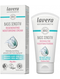 CREMA FACIAL DE DIA NUTRITIVA PARA PIEL SECA BASIS SENSITIV DE LAVERA