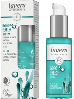 SERUM FACIAL HYDRO REFRESH CON ALGAS Y ACIDO HIALURONICO DE LAVERA