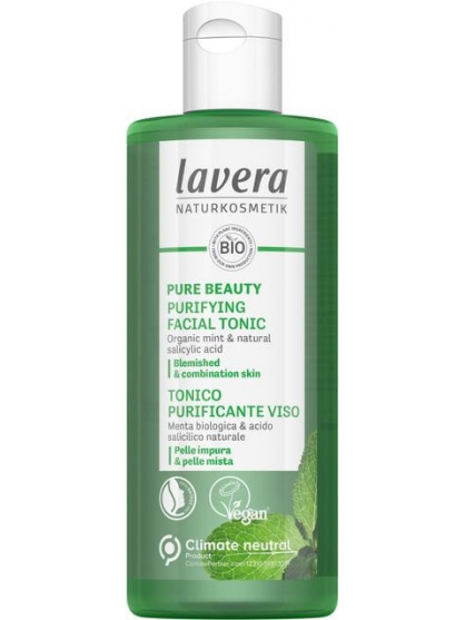 TONICO FACIAL PURIFICANTE ACIDO SALICILICO Y MENTA PURE BEAUTY LAVERA