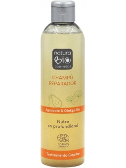 CHAMPU TRATAMIENTO REPARADOR AGUACATE Y GINKGO BIO NATURABIO COSMETICS