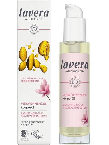 ACEITE CORPORAL DE BELLEZA CON ALMENDRAS Y MAGNOLIA DE LAVERA