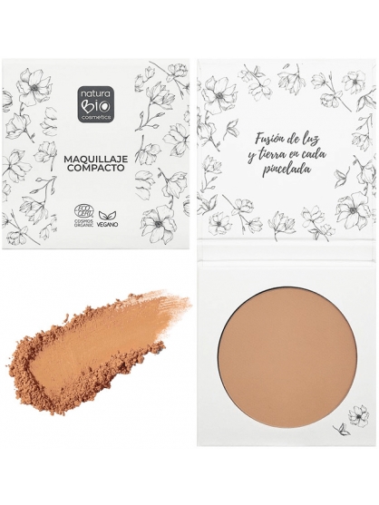 MAQUILLAJE POLVO COMPACTO 03 TERRACOTA LA BISBAL NATURABIO COSMETICS