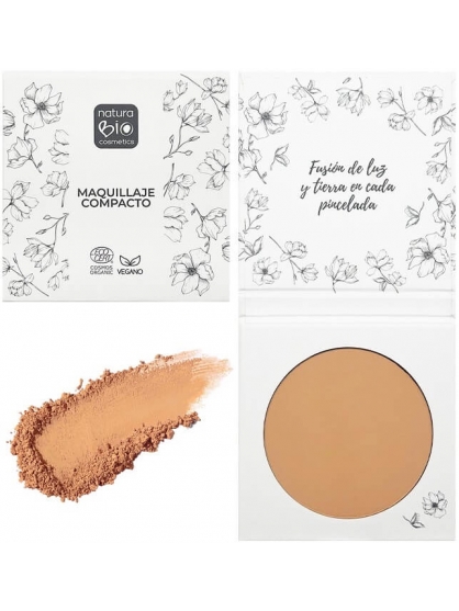 MAQUILLAJE EN POLVO COMPACTO 01 ARENA ALGARVE DE NATURABIO COSMETICS