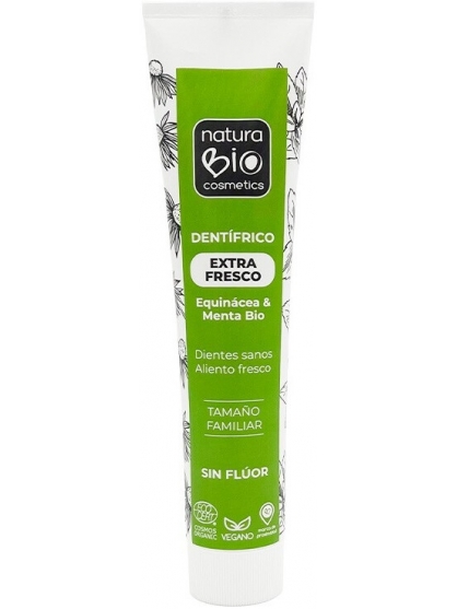 DENTIFRICO EXTRA FRESCO (125 ML) EQUINACEA-MENTA NATURABIO COSMETICS