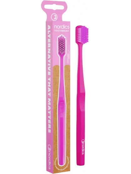 CEPILLO DE DIENTES PARA ADULTOS SOFT 6.580 ROSA DE NORDICS