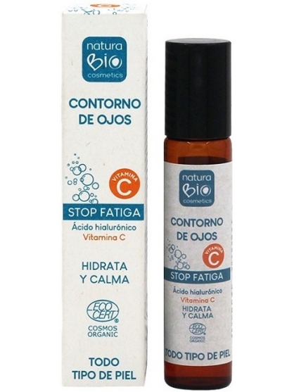 CONTORNO DE OJOS STOP FATIGA CON ACIDO HIALURONICO NATURABIO COSMETICS