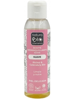 ACEITE DESMAQUILLANTE OJOS SUAVE RICINO-CALENDULA NATURABIO COSMETICS