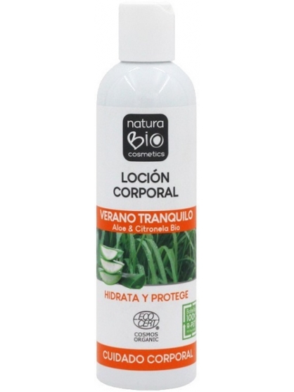 LOCION CORPORAL VERANO TRANQUILO CON CITRONELA DE NATURABIO COSMETICS
