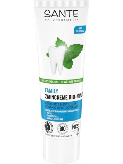 DENTIFRICO NATURAL BIO MENTA CON FLUOR FAMILY DE SANTE