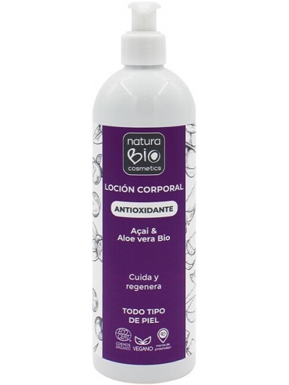 LOCION CORPORAL ANTIOXIDANTE ALOE VERA Y ACAI BIO NATURABIO COSMETICS