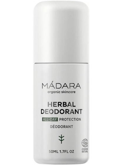 DESODORANTE EN ROLL ON SECADO RAPIDO HERBAL DE MADARA