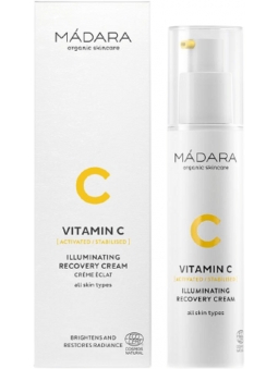CREMA FACIAL ILUMINADORA DE RECUPERACION CON VITAMINA C DE MADARA